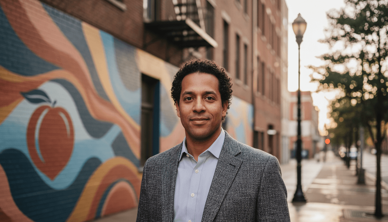 business headshot example showcasing Decatur neighborhood style in Atlanta