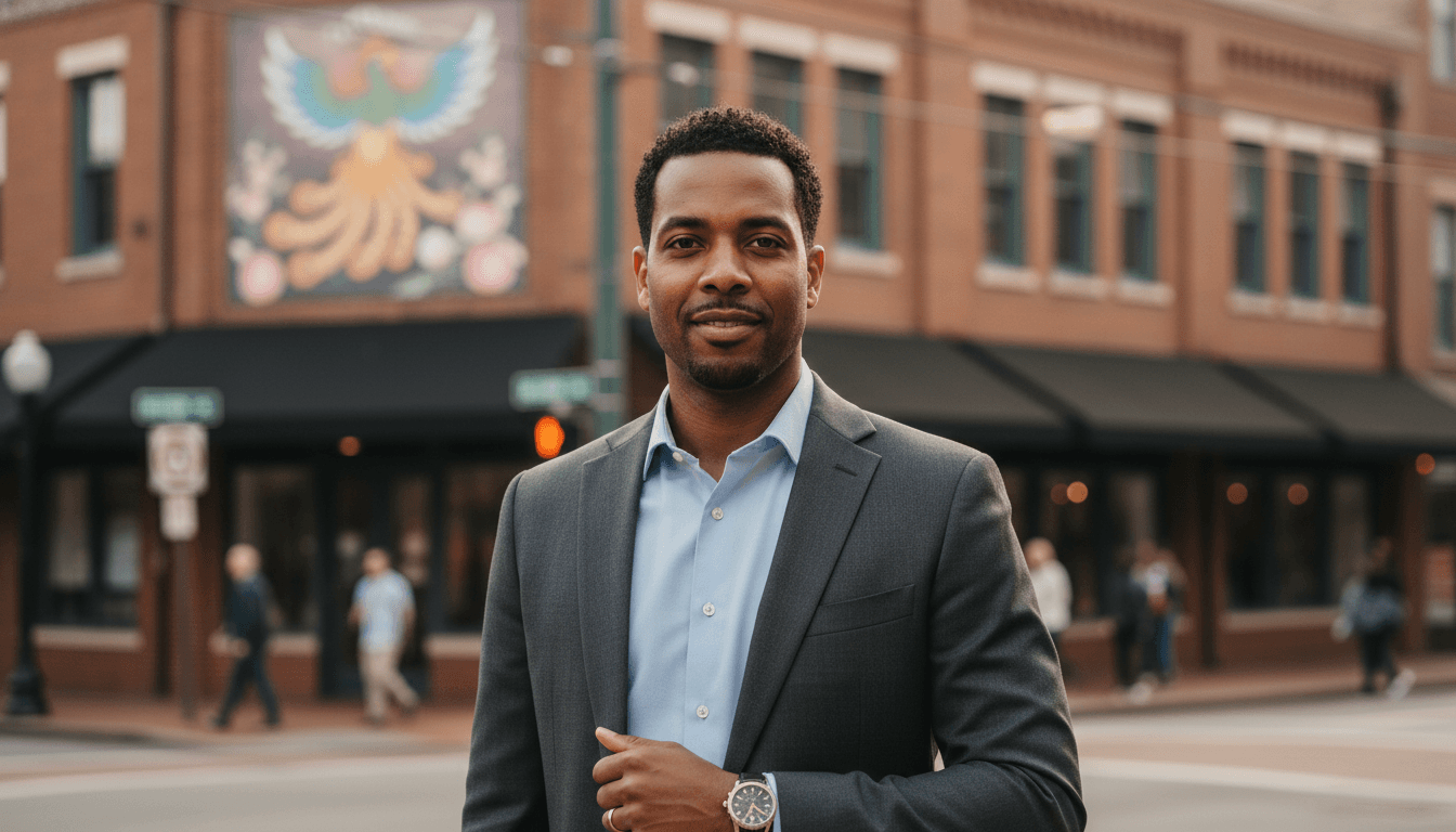 executive headshot example showcasing Decatur neighborhood style in Atlanta