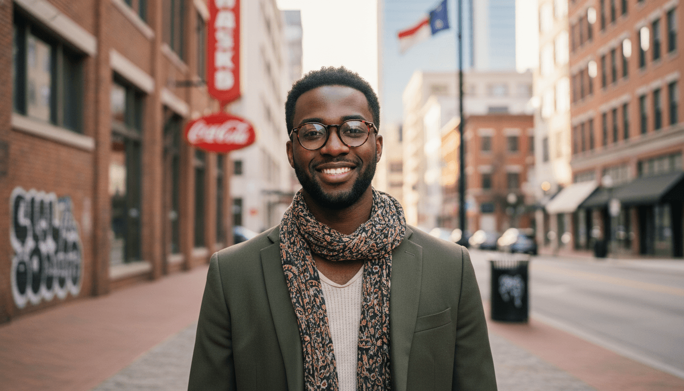 business headshot example showcasing Downtown Atlanta neighborhood style in Atlanta