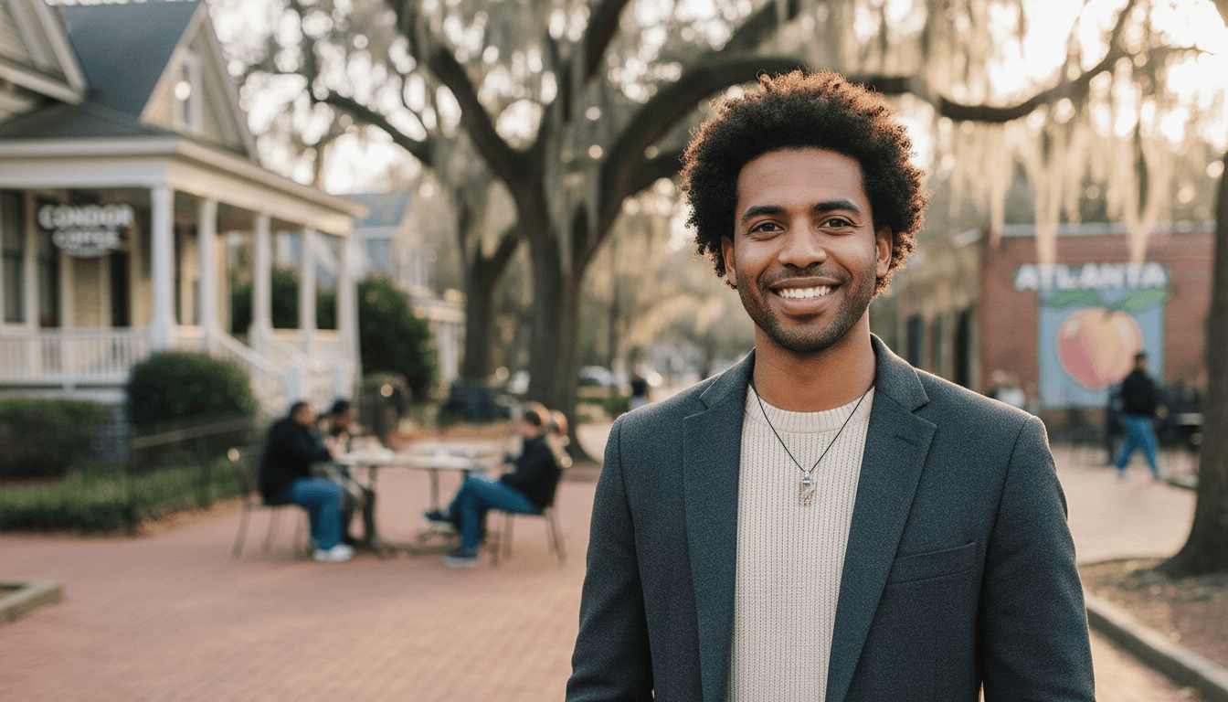 business headshot example showcasing Inman Park neighborhood style in Atlanta