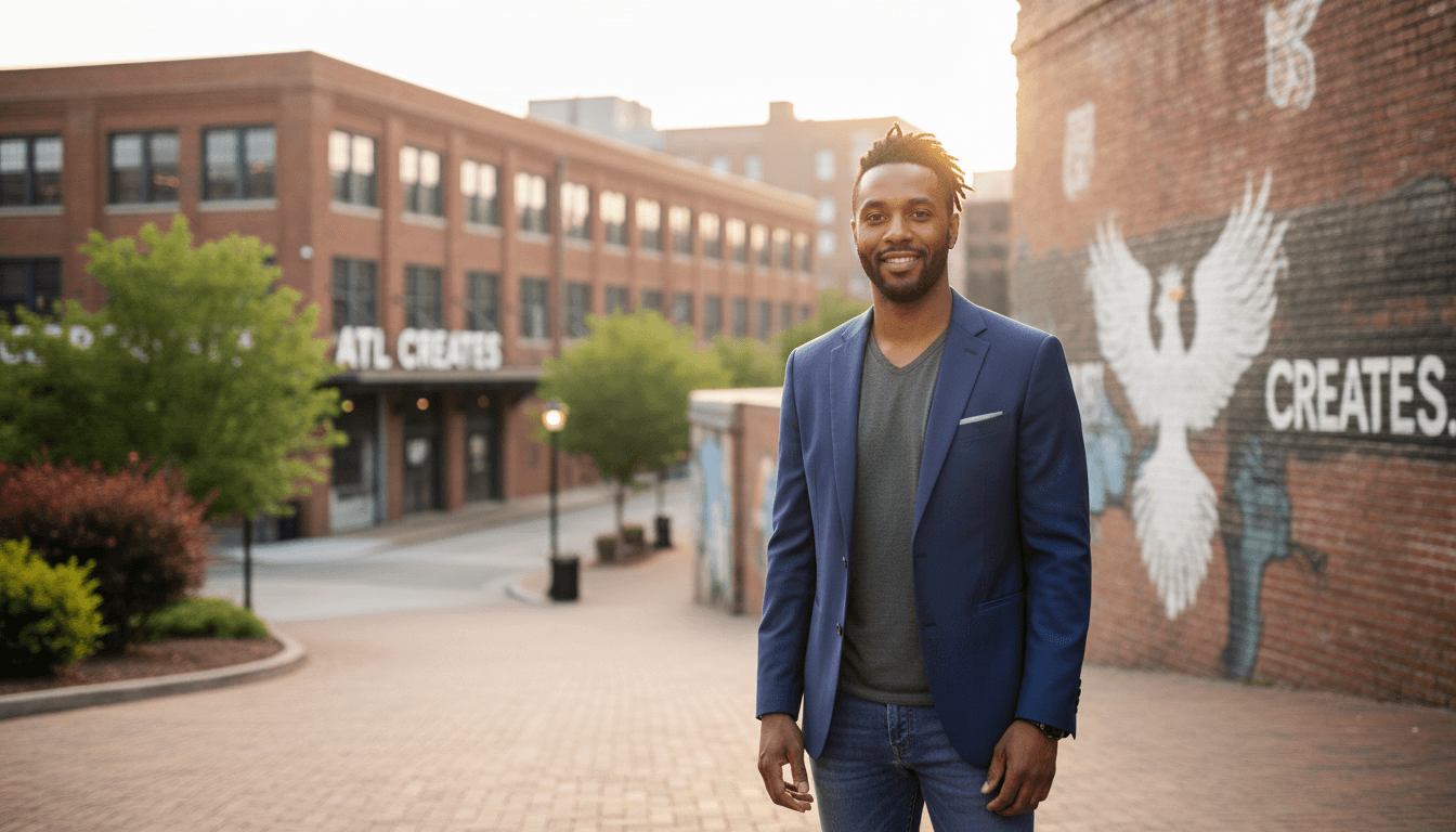 business headshot example showcasing Old Fourth Ward neighborhood style in Atlanta