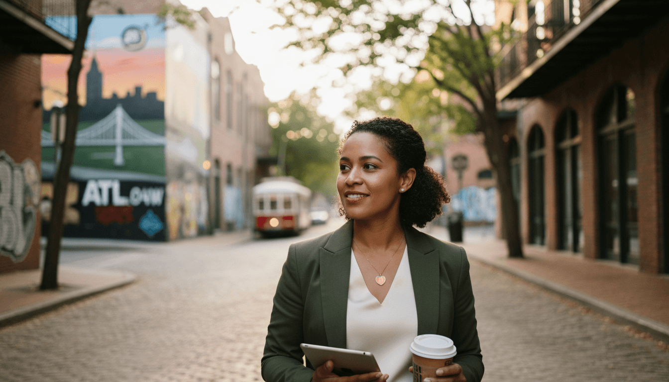 corporate portrait example showcasing Old Fourth Ward neighborhood style in Atlanta