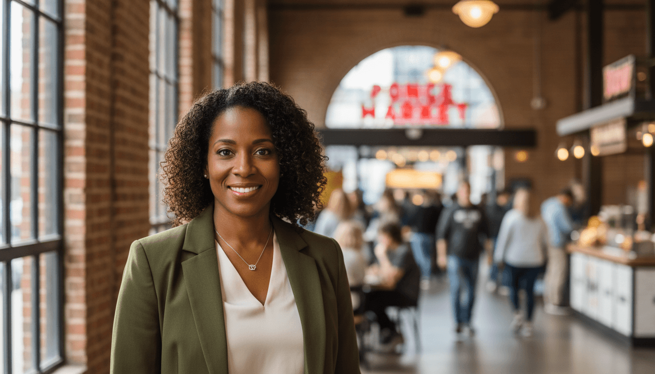corporate portrait example showcasing Ponce City Market neighborhood style in Atlanta