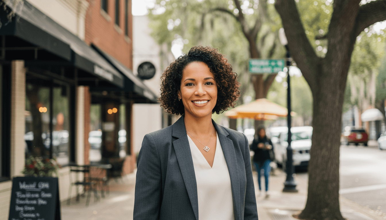 Professional headshot example showcasing Virginia Highland neighborhood style in Atlanta