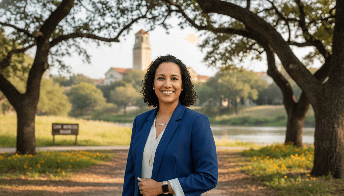 Professional headshot example showcasing San Marcos neighborhood style in Austin