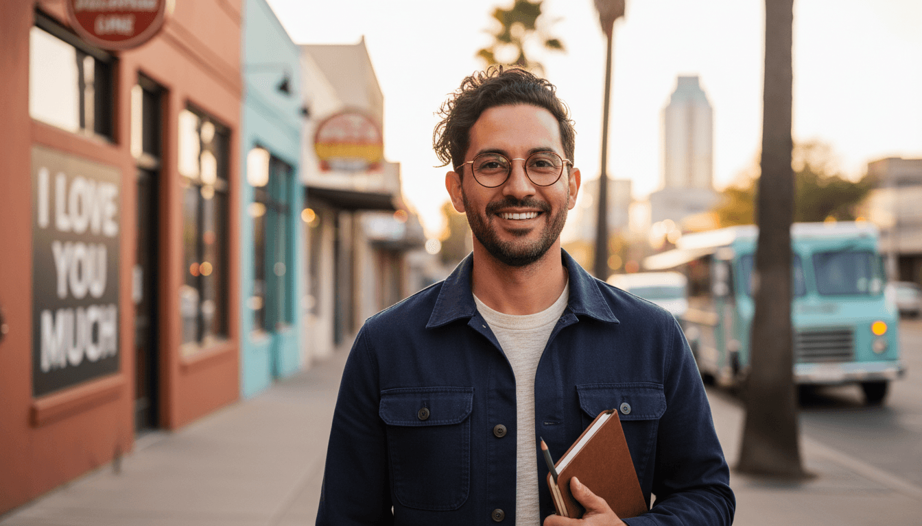 business headshot example showcasing South Congress neighborhood style in Austin