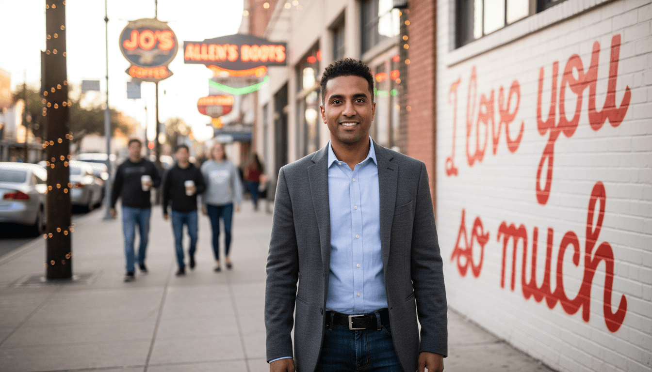 executive headshot example showcasing South Congress neighborhood style in Austin