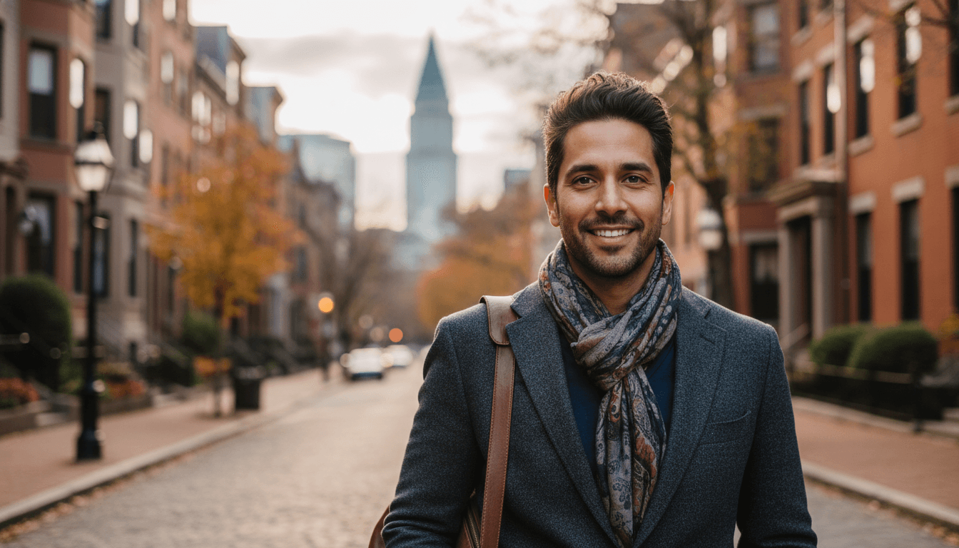 business headshot example showcasing Back Bay neighborhood style in Boston