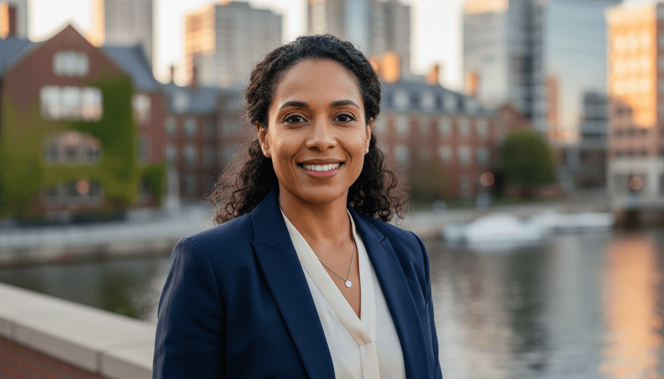 Professional headshot example showcasing Cambridge neighborhood style in Boston