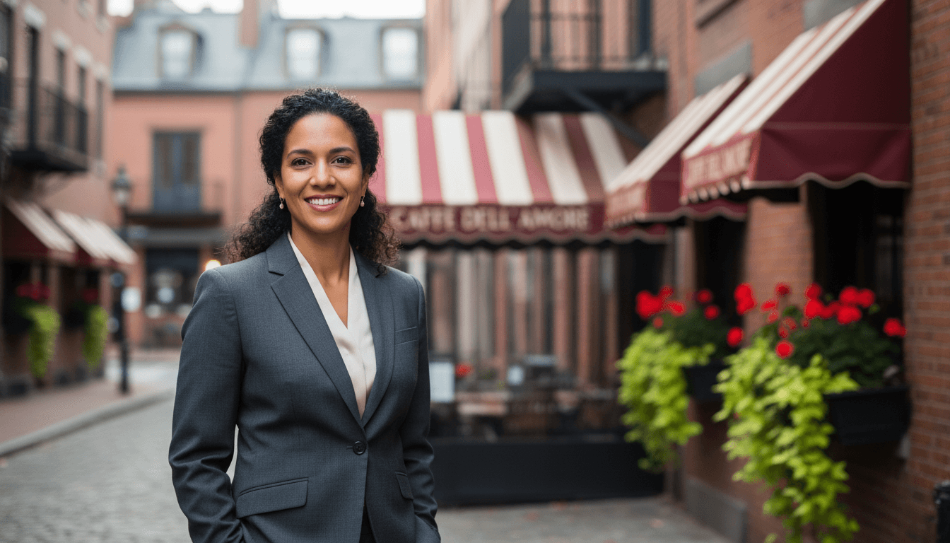 Professional headshot example showcasing North End neighborhood style in Boston