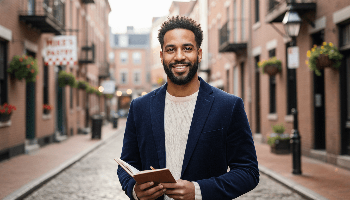 business headshot example showcasing North End neighborhood style in Boston