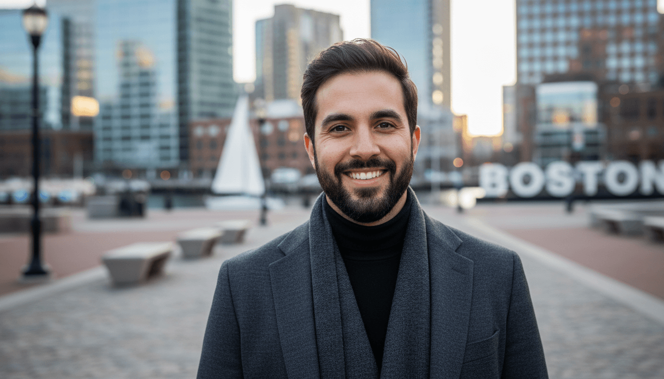 business headshot example showcasing Seaport District neighborhood style in Boston