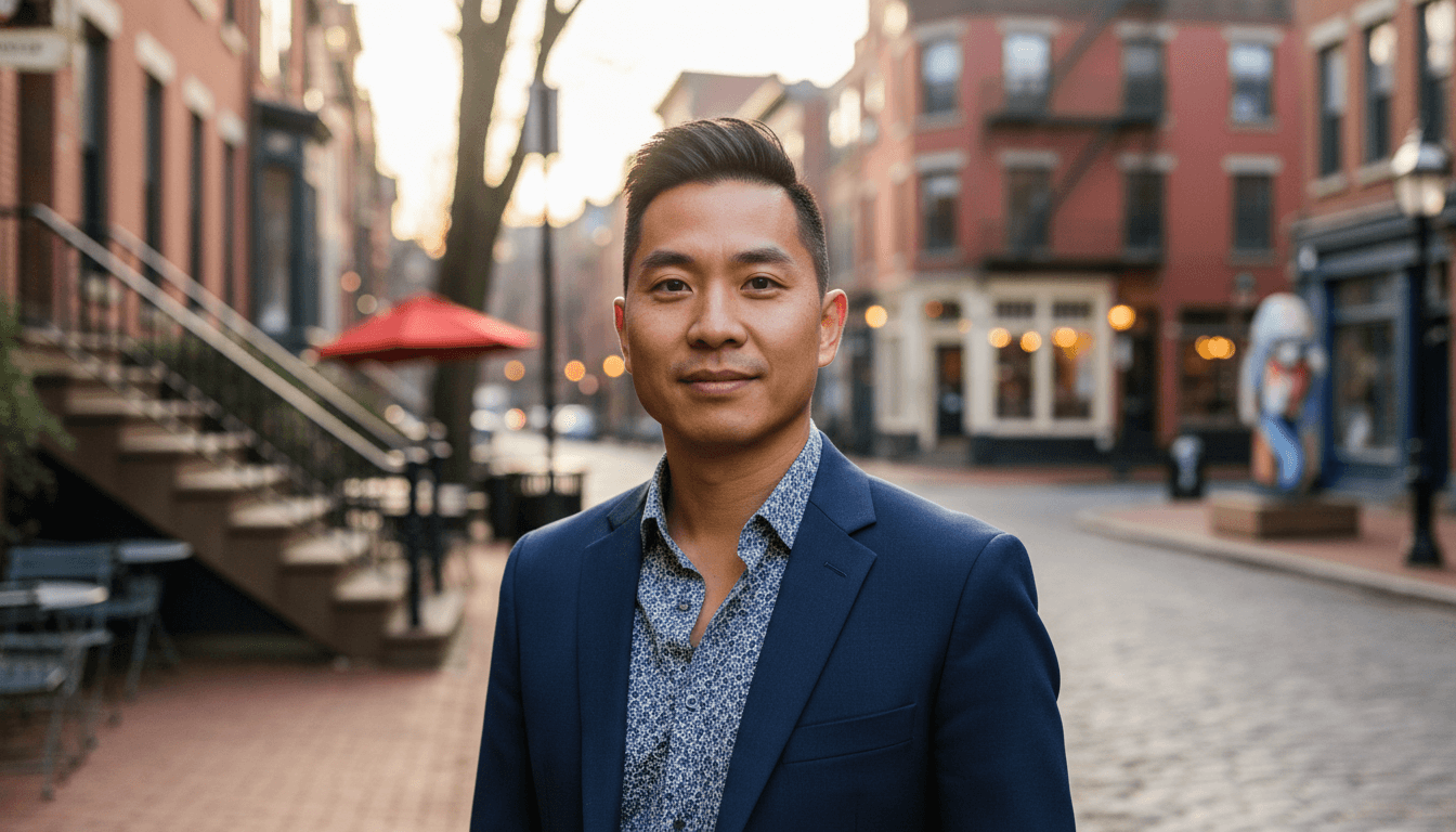 business headshot example showcasing South End neighborhood style in Boston