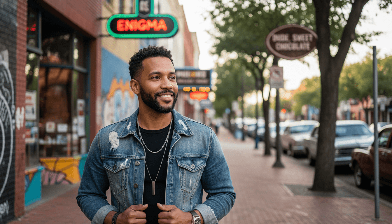 business headshot example showcasing Bishop Arts District neighborhood style in Dallas