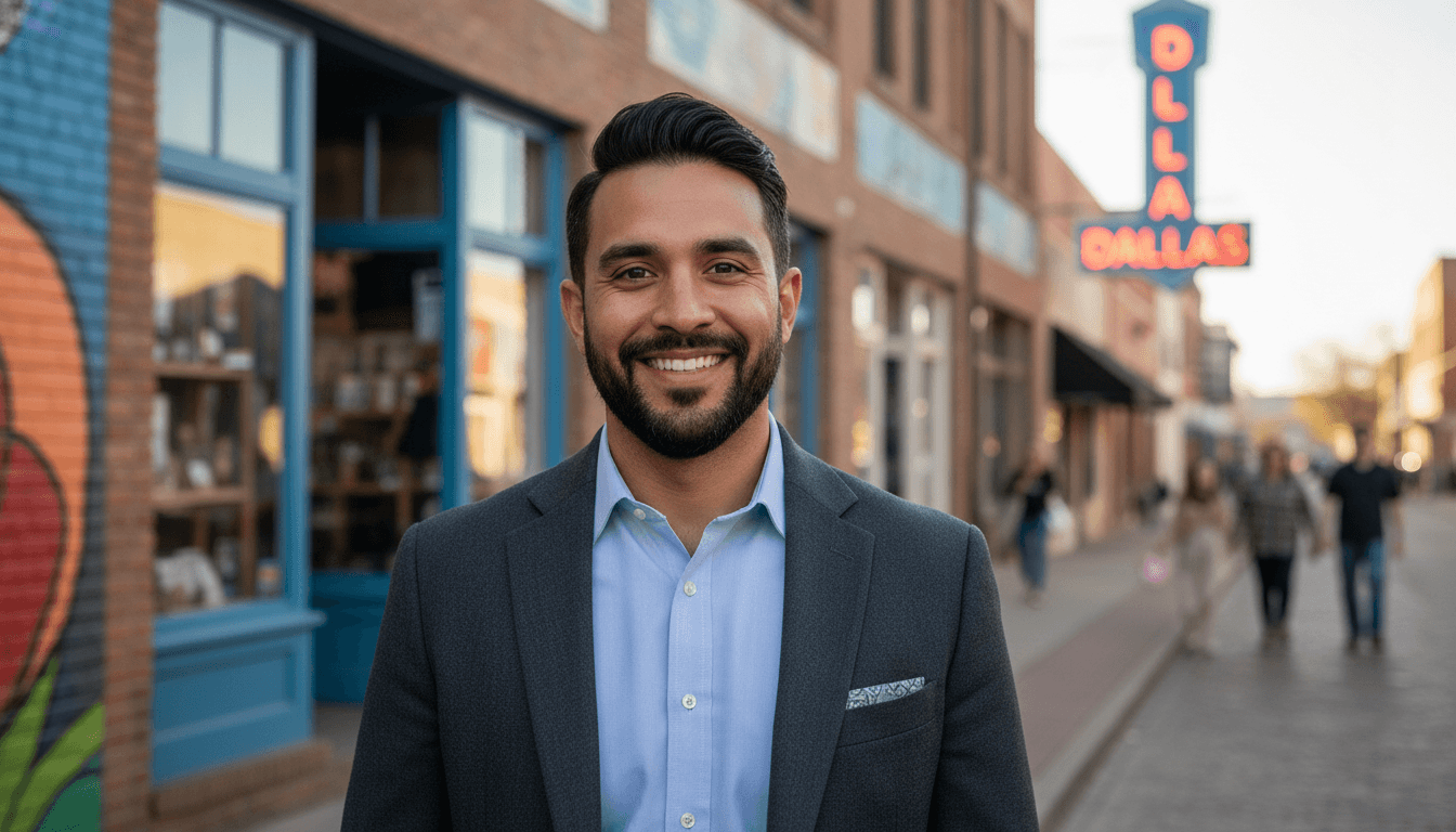 executive headshot example showcasing Bishop Arts District neighborhood style in Dallas