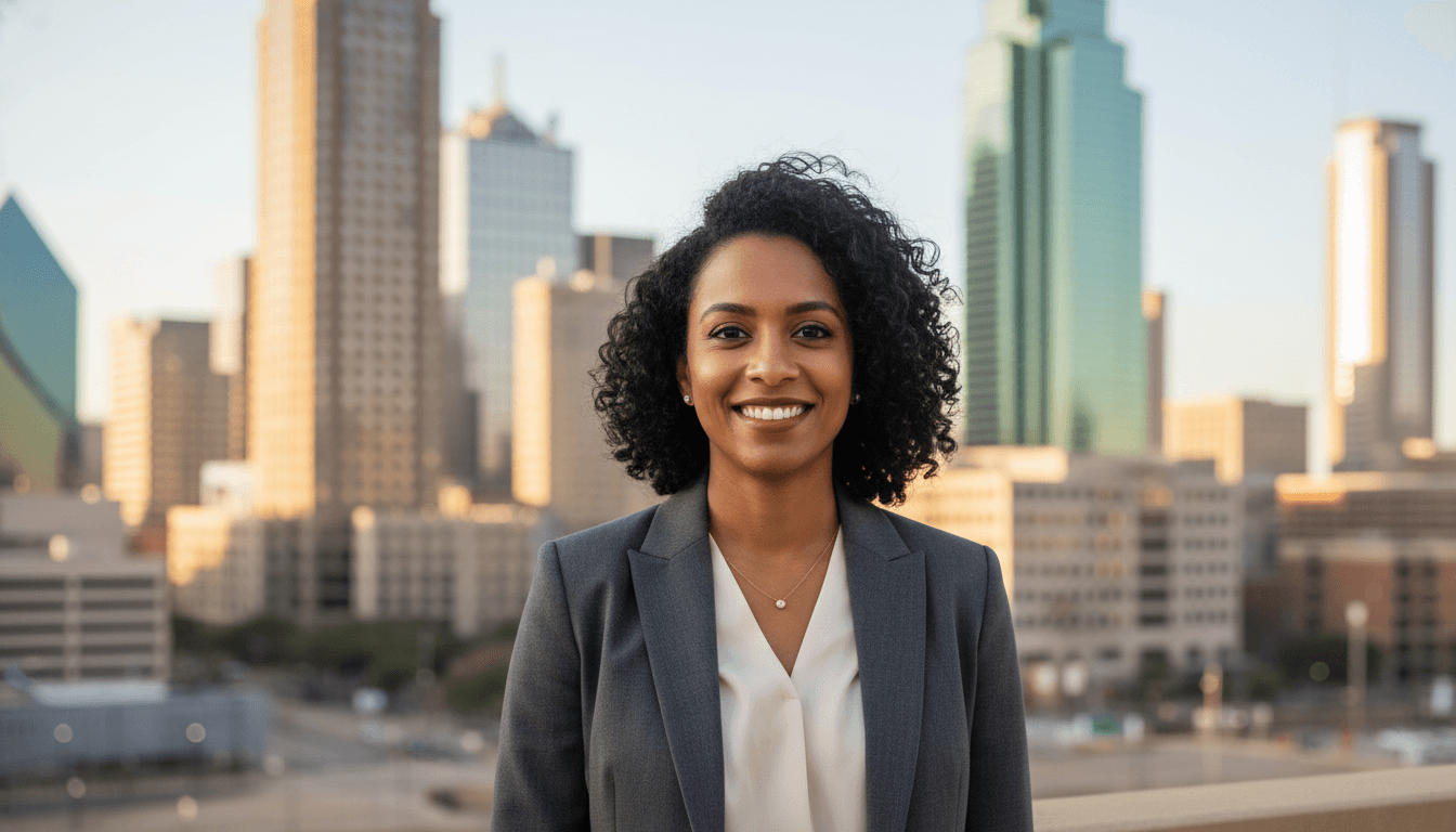corporate portrait example showcasing Downtown Dallas neighborhood style in Dallas