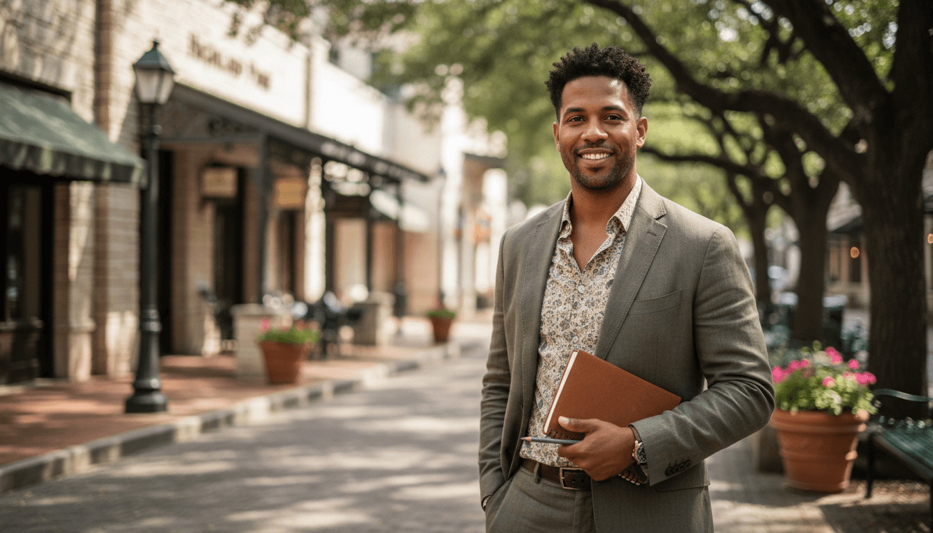 business headshot example showcasing Highland Park neighborhood style in Dallas