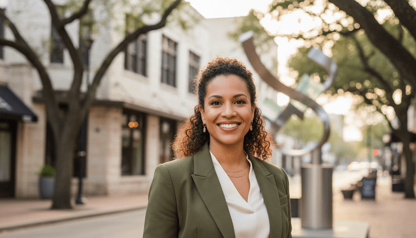 corporate portrait example showcasing Oak Lawn neighborhood style in Dallas