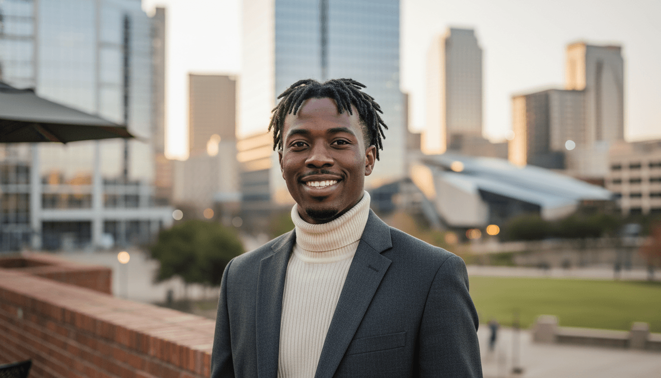 business headshot example showcasing Uptown neighborhood style in Dallas