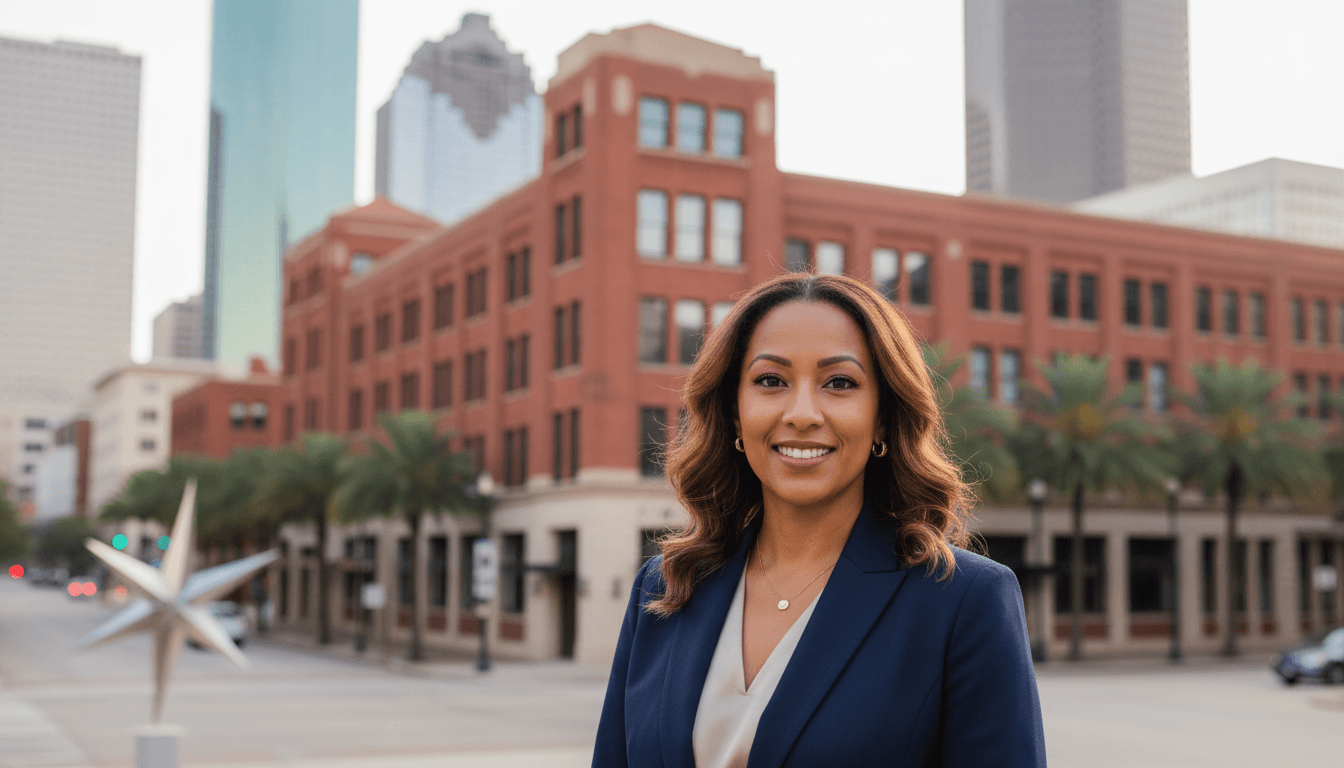 corporate portrait example showcasing Downtown Houston neighborhood style in Houston