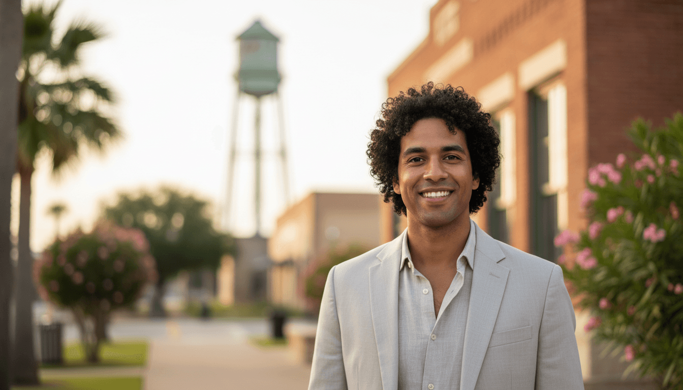 business headshot example showcasing Katy neighborhood style in Houston