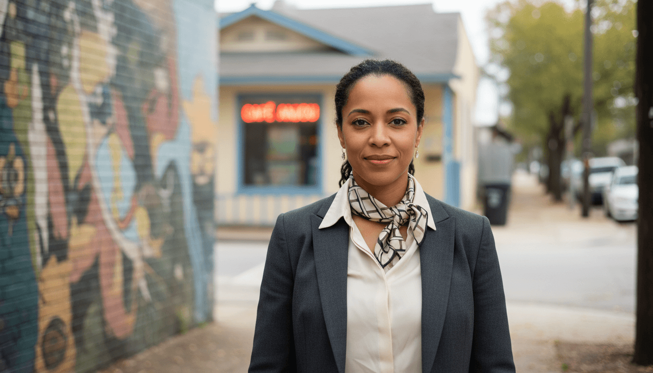 Professional headshot example showcasing Montrose neighborhood style in Houston