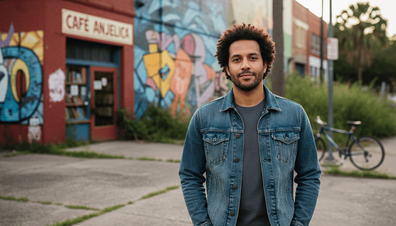 business headshot example showcasing Montrose neighborhood style in Houston