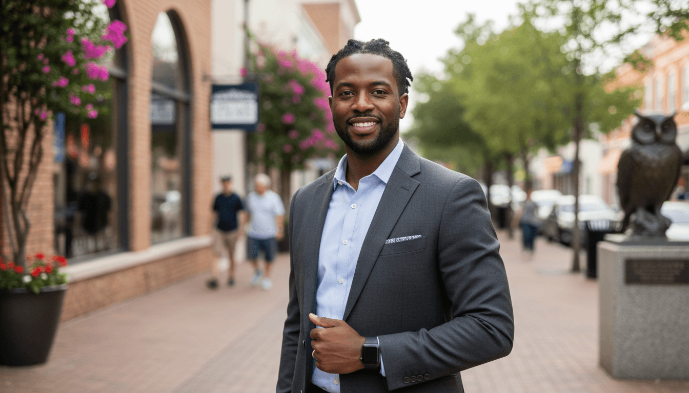 executive headshot example showcasing Rice Village neighborhood style in Houston