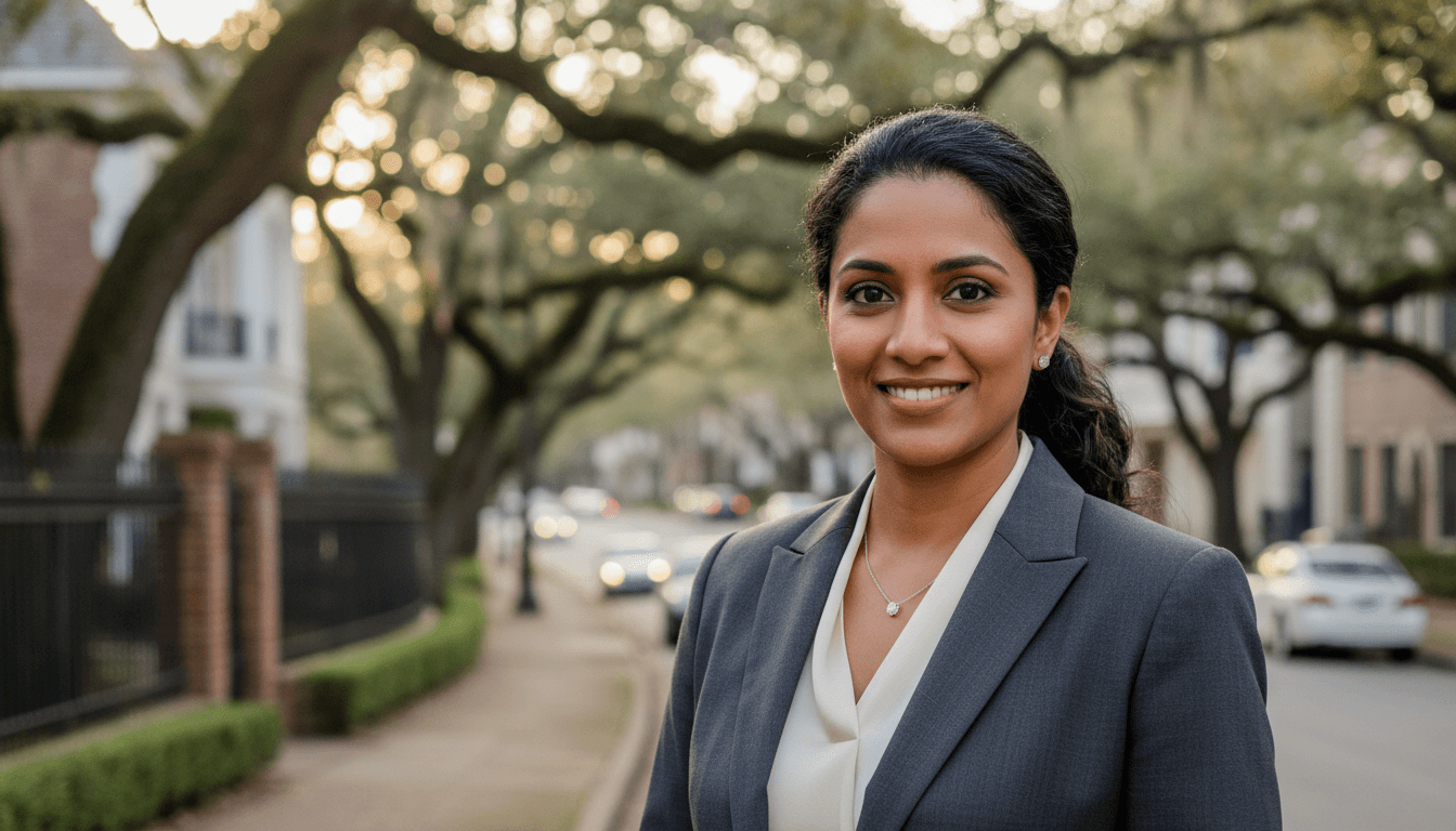 Professional headshot example showcasing River Oaks neighborhood style in Houston