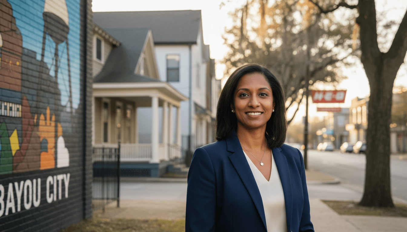 Professional headshot example showcasing The Heights neighborhood style in Houston