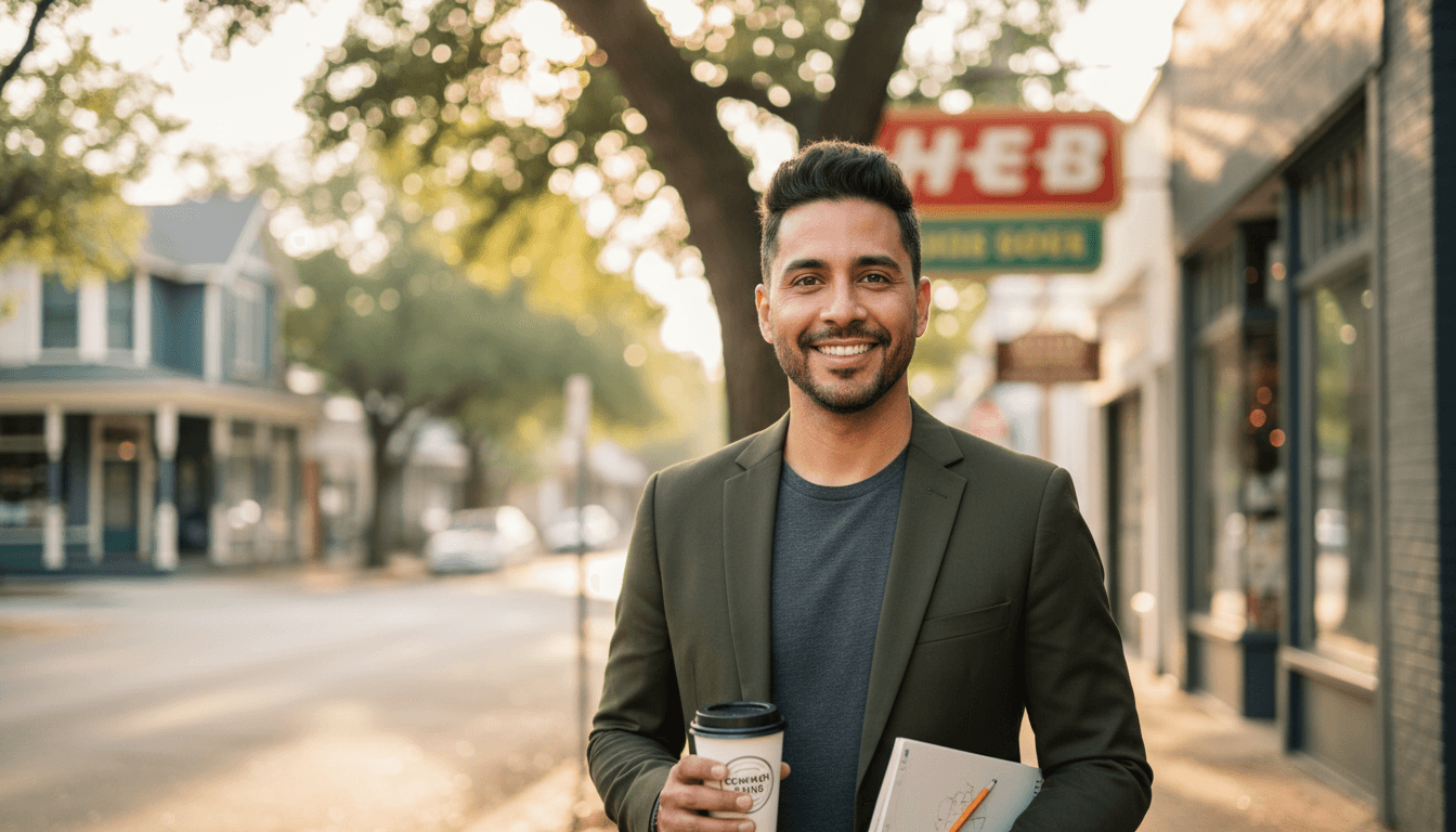 business headshot example showcasing The Heights neighborhood style in Houston