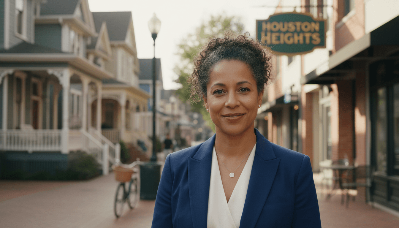 corporate portrait example showcasing The Heights neighborhood style in Houston