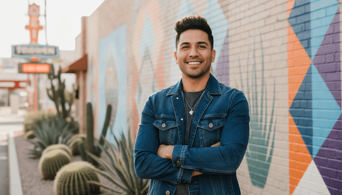 business headshot example showcasing Arts District neighborhood style in Las Vegas