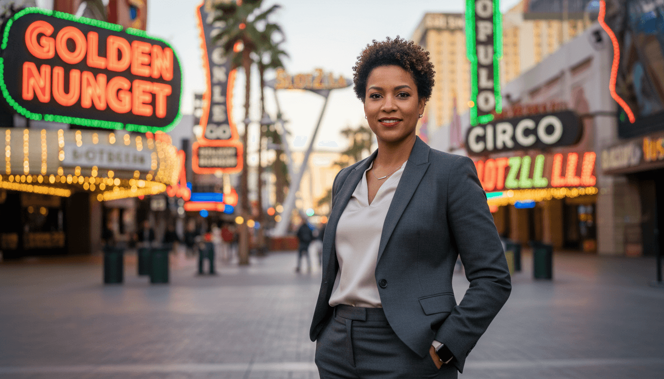 Professional headshot example showcasing Downtown Las Vegas neighborhood style in Las Vegas