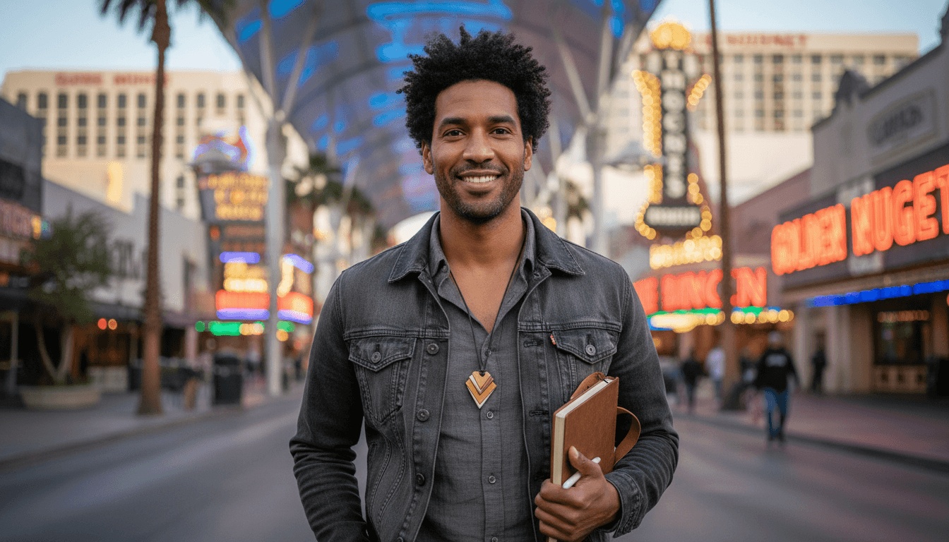 business headshot example showcasing Downtown Las Vegas neighborhood style in Las Vegas