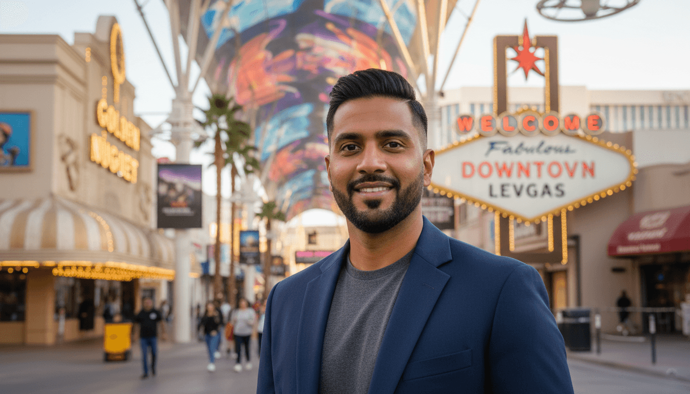 executive headshot example showcasing Downtown Las Vegas neighborhood style in Las Vegas