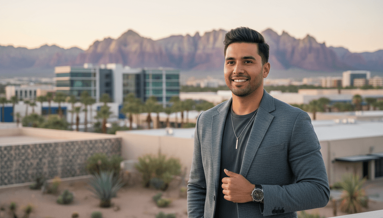 business headshot example showcasing Enterprise neighborhood style in Las Vegas