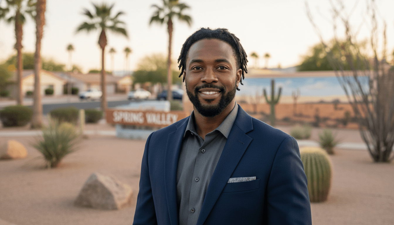 executive headshot example showcasing Spring Valley neighborhood style in Las Vegas