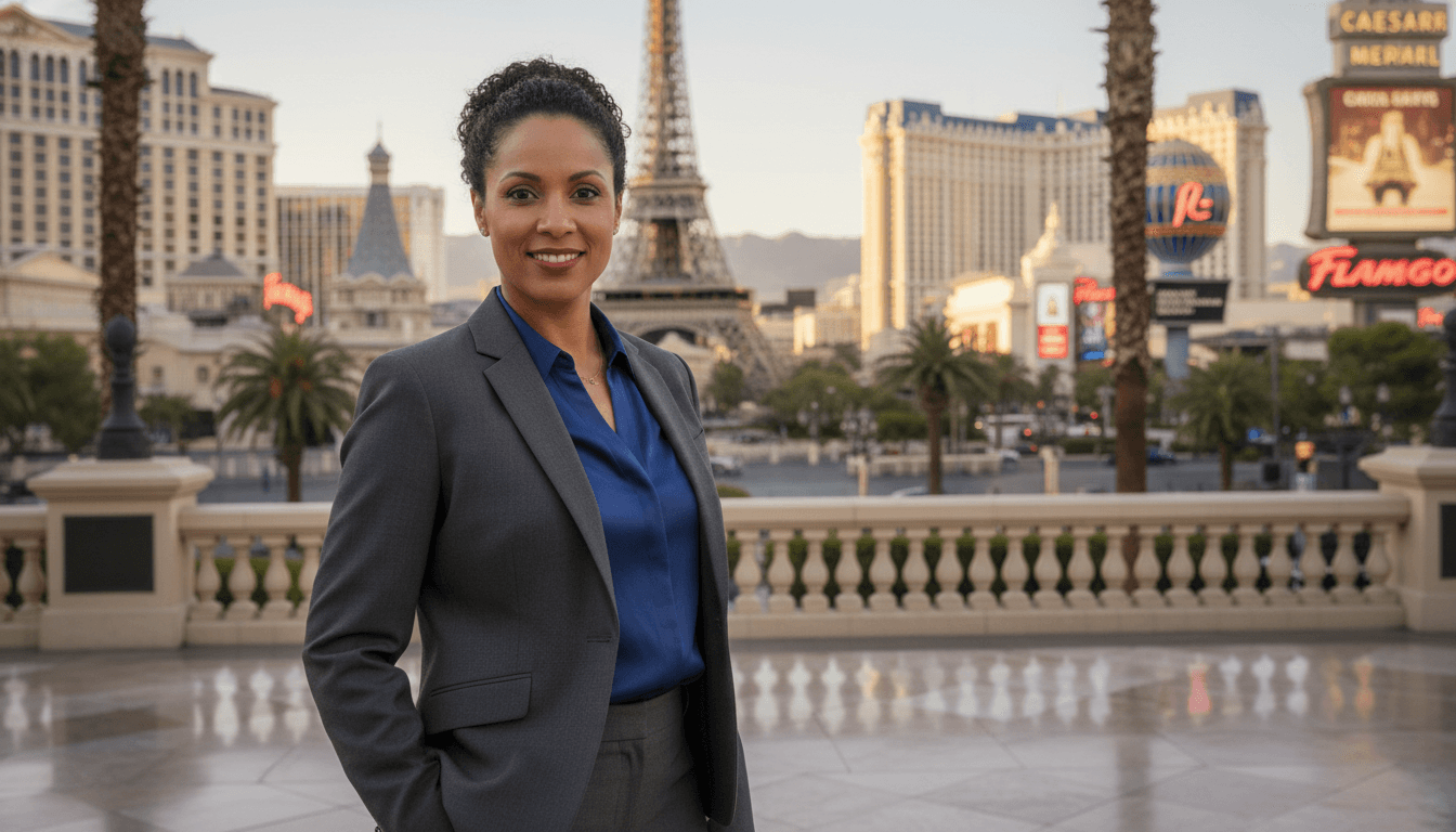 Professional headshot example showcasing The Strip neighborhood style in Las Vegas