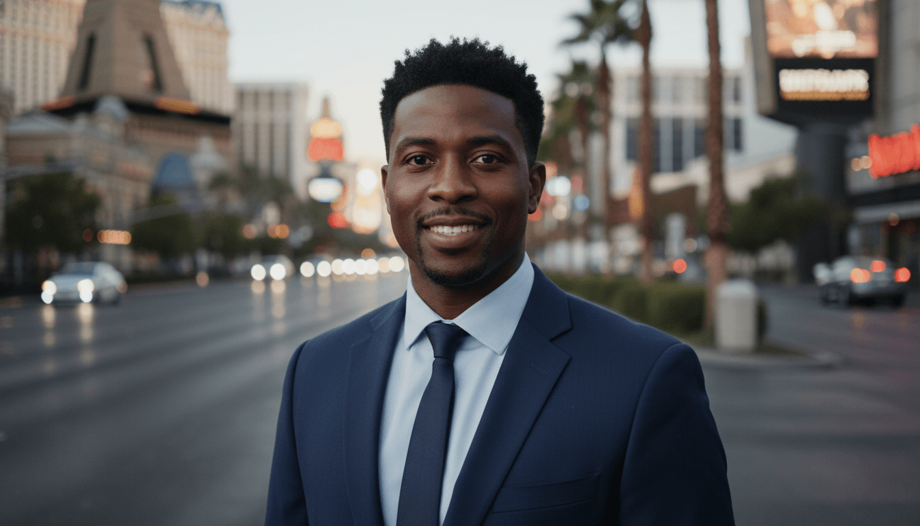 executive headshot example showcasing The Strip neighborhood style in Las Vegas