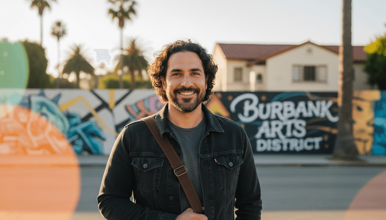 business headshot example showcasing Burbank neighborhood style in Los Angeles