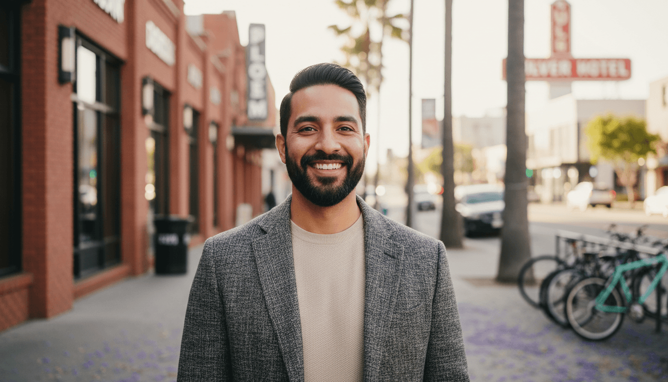 business headshot example showcasing Culver City neighborhood style in Los Angeles