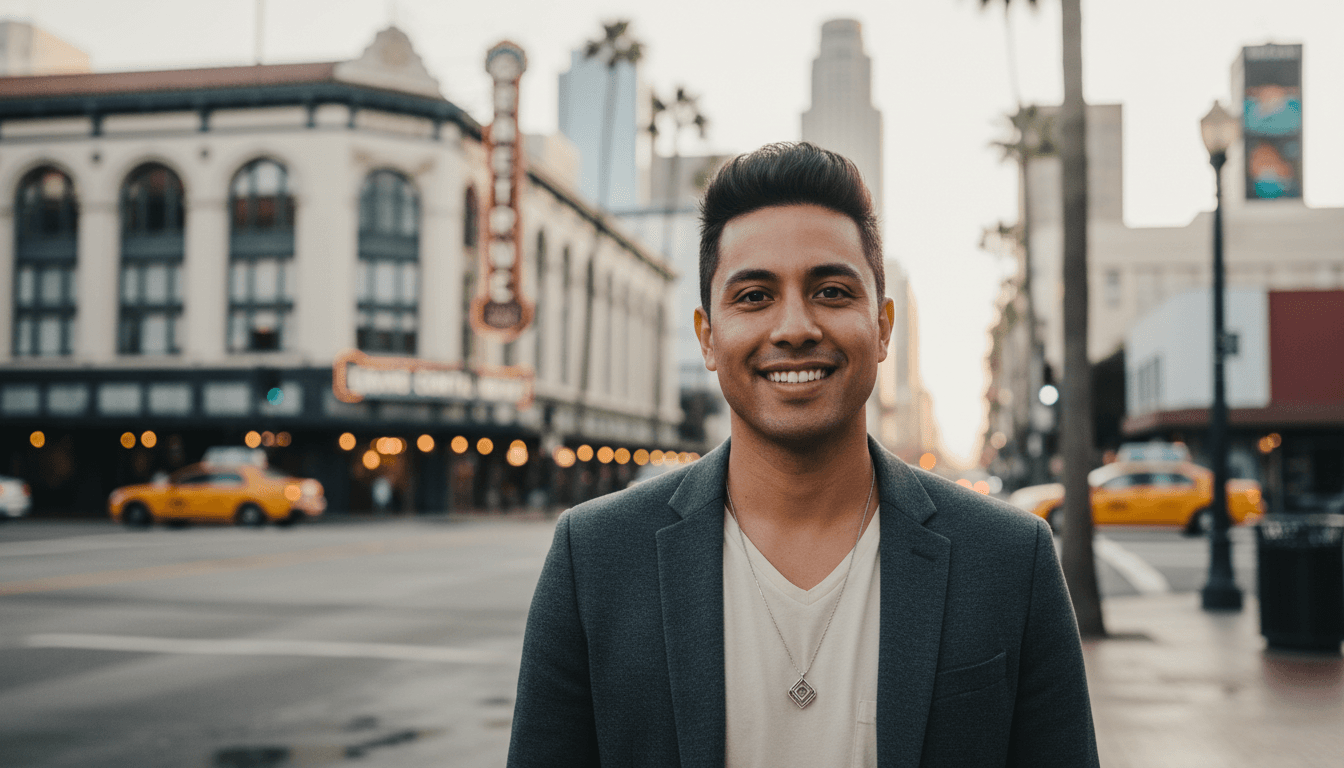 business headshot example showcasing Downtown LA neighborhood style in Los Angeles