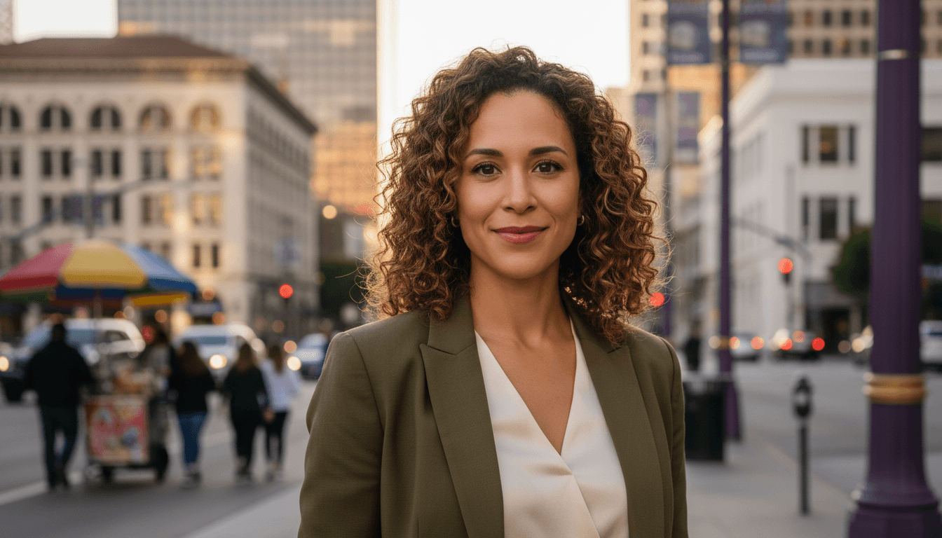 corporate portrait example showcasing Downtown LA neighborhood style in Los Angeles