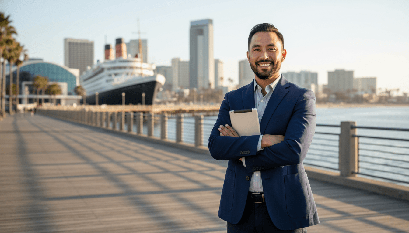 executive headshot example showcasing Long Beach neighborhood style in Los Angeles