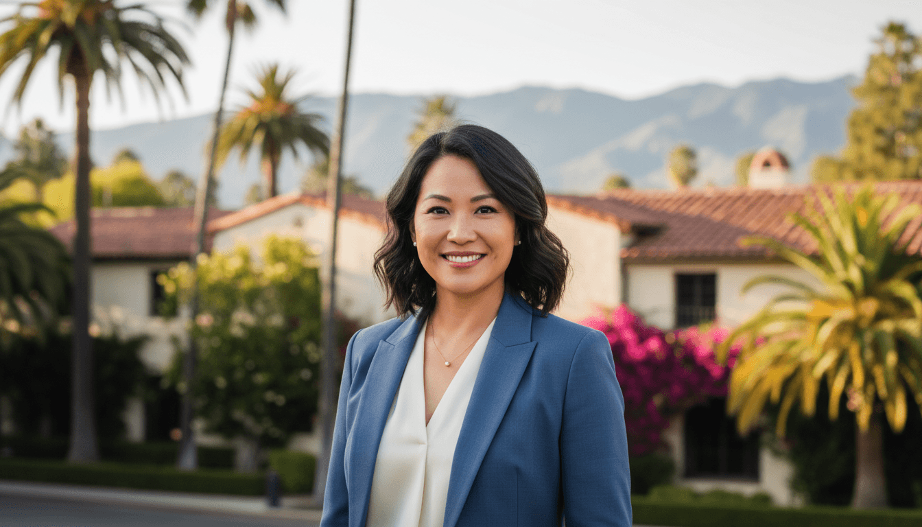 Professional headshot example showcasing Pasadena neighborhood style in Los Angeles