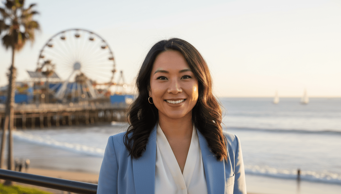 corporate portrait example showcasing Santa Monica neighborhood style in Los Angeles