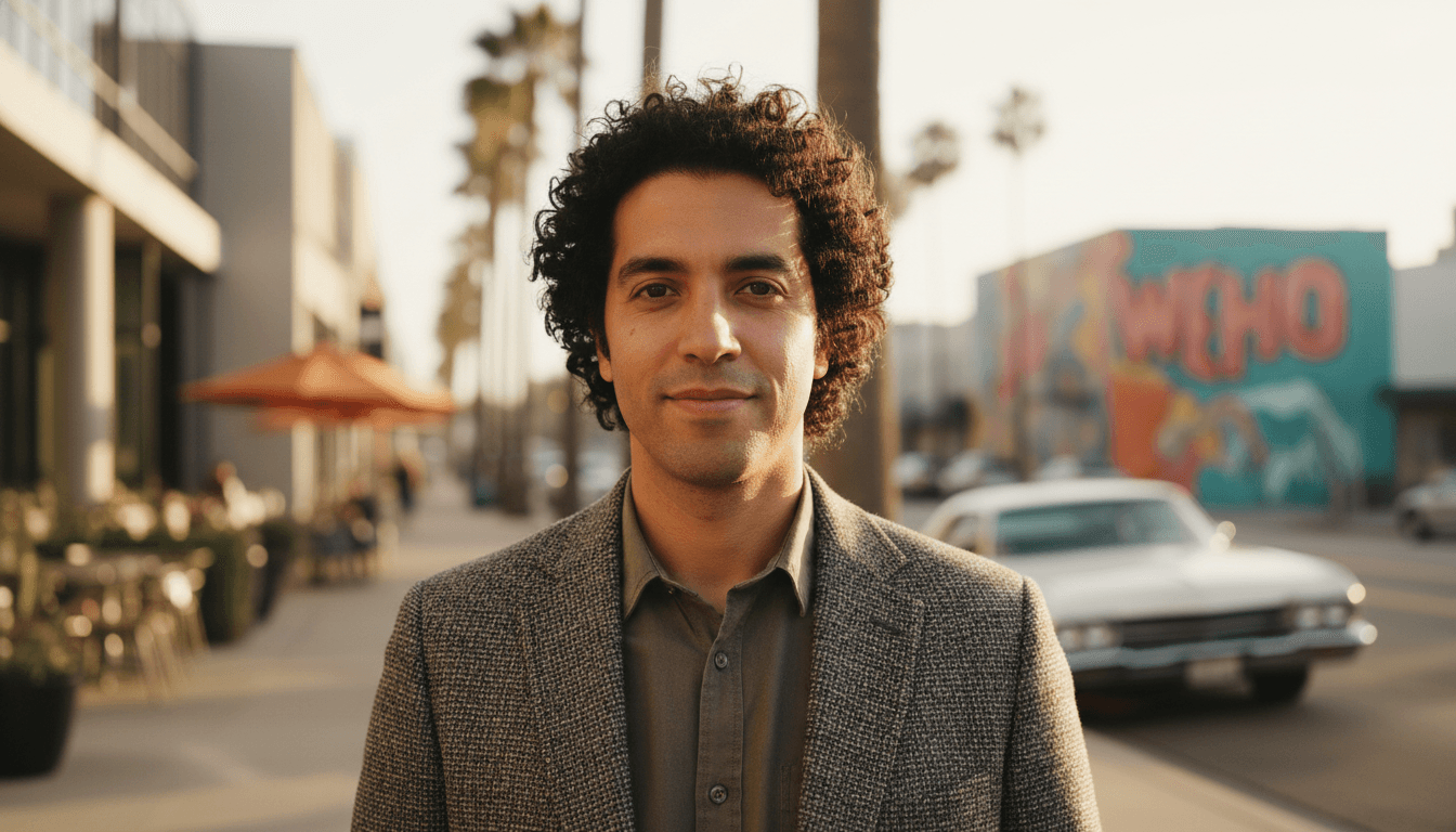 business headshot example showcasing West Hollywood neighborhood style in Los Angeles