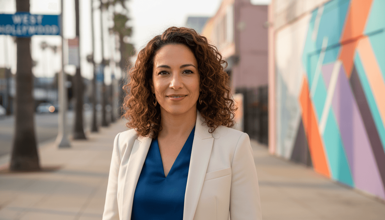 corporate portrait example showcasing West Hollywood neighborhood style in Los Angeles