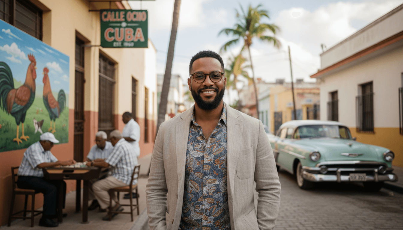 business headshot example showcasing Little Havana neighborhood style in Miami Beach
